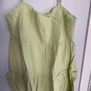 PacSun green sundress with adjustable straps